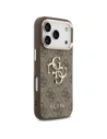 Etui Guess 4G Big 4G Classic Logo do Apple iPhone 17 Pro Max brązowy złoty