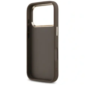 Etui Guess 4G Big 4G Classic Logo do Apple iPhone 17 Pro Max brązowy złoty