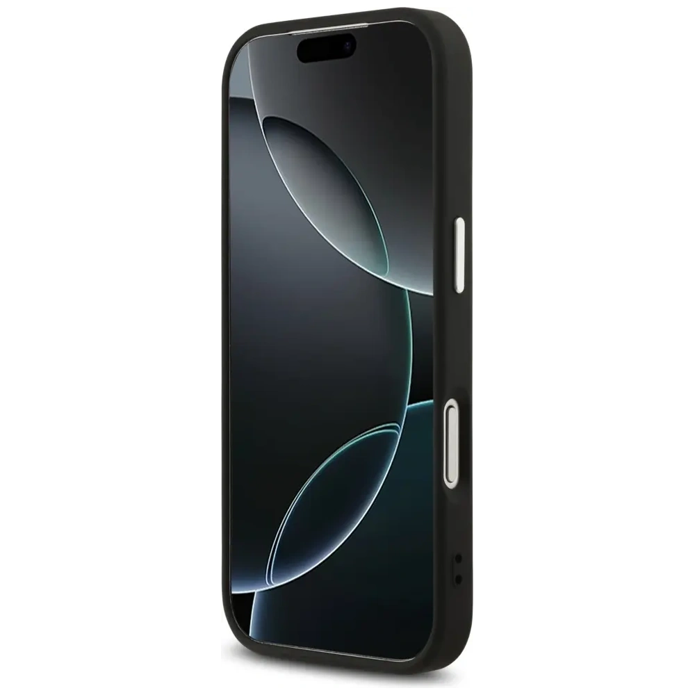 Etui Guess 4G Big 4G Classic Logo do Apple iPhone 17 Pro Max czarny srebrny