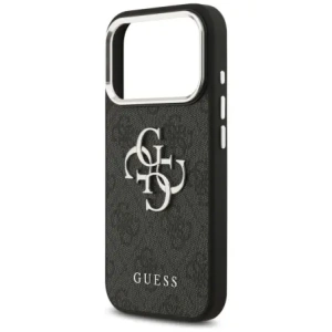Etui Guess 4G Big 4G Classic Logo do Apple iPhone 17 Pro Max czarny srebrny