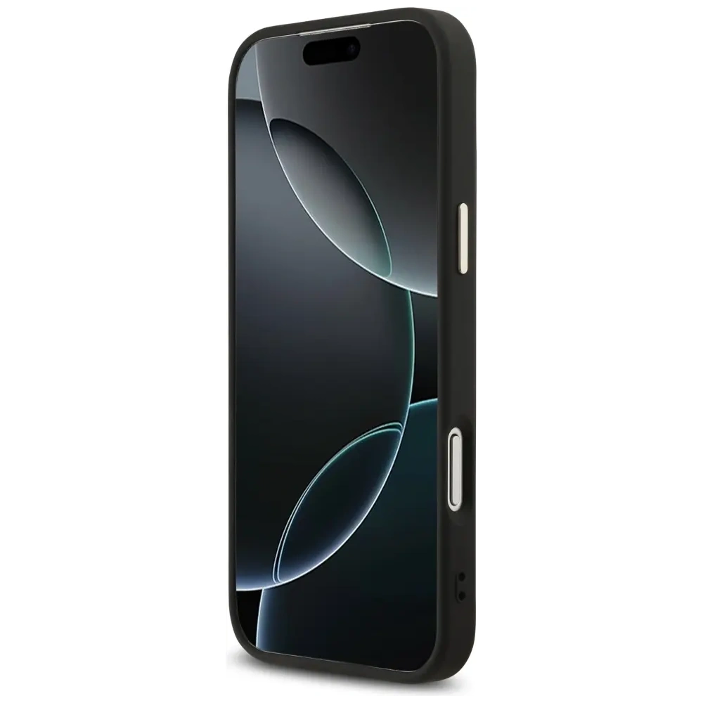Etui Guess 4G Big 4G Classic Logo do Apple iPhone 17 Pro Max czarny złoty
