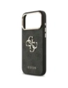 Etui Guess 4G Big 4G Classic Logo do Apple iPhone 17 Pro Max czarny złoty