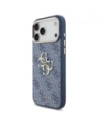 Etui Guess 4G Big 4G Classic Logo do Apple iPhone 17 Pro Max niebieski złoty