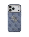 Etui Guess 4G Big 4G Classic Logo do Apple iPhone 17 Pro Max niebieski złoty