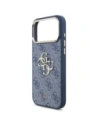 Etui Guess 4G Big 4G Classic Logo do Apple iPhone 17 Pro Max niebieski złoty