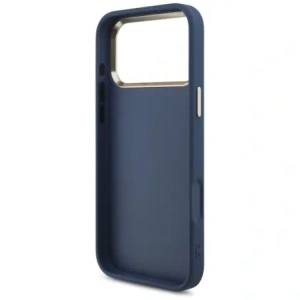 Etui Guess 4G Big 4G Classic Logo do Apple iPhone 17 Pro Max niebieski złoty