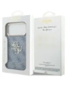 Etui Guess 4G Big 4G Classic Logo do Apple iPhone 17 Pro Max niebieski złoty