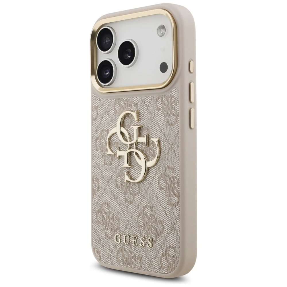 Kryt Guess 4G Big 4G Classic Logo Apple iPhone 17 Pro pink gold