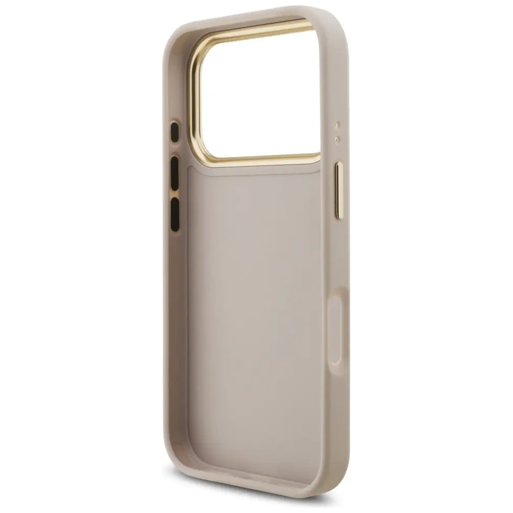 Etui Guess 4G Big 4G Classic Logo do Apple iPhone 17 Pro różowy złoty