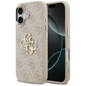 Etui Guess 4G Big 4G Classic Logo do Apple iPhone 17 różowy złoty