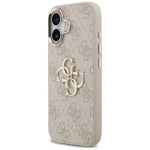 Etui Guess 4G Big 4G Classic Logo do Apple iPhone 17 różowy złoty