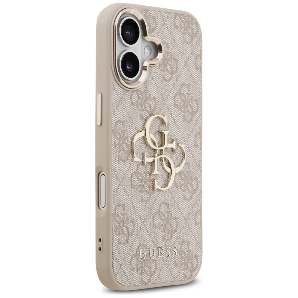 Etui Guess 4G Big 4G Classic Logo do Apple iPhone 17 różowy złoty