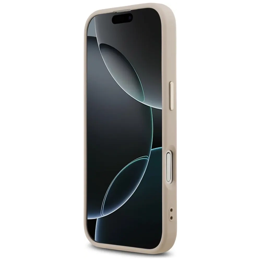 Etui Guess 4G Big 4G Classic Logo do Apple iPhone 17 różowy złoty