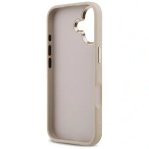 Etui Guess 4G Big 4G Classic Logo do Apple iPhone 17 różowy złoty