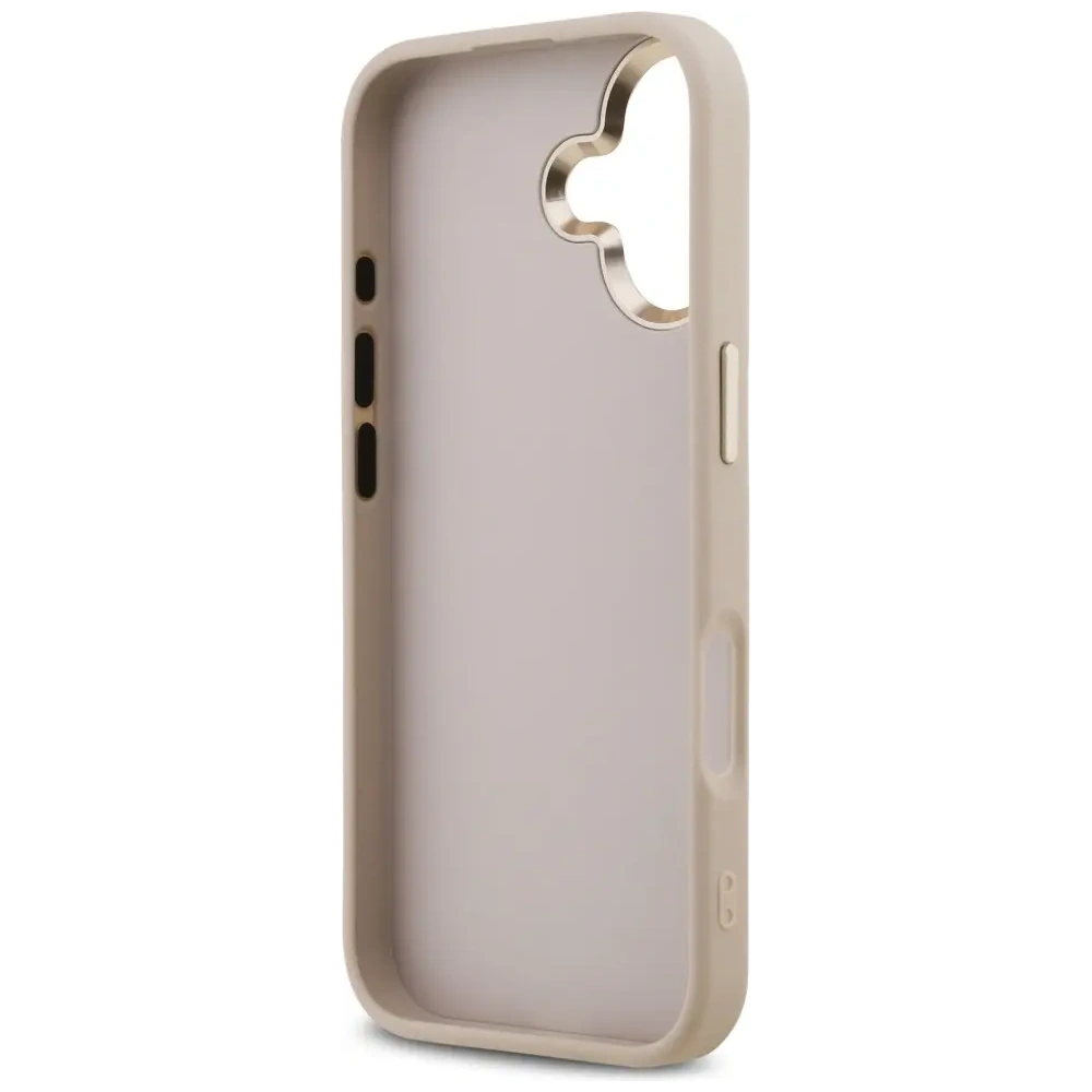 Etui Guess 4G Big 4G Classic Logo do Apple iPhone 17 różowy złoty