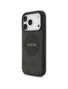 Etui Guess 4G Circle Classic Logo MagSafe do Apple iPhone 17 Pro czarny