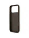 Etui Guess 4G Circle Classic Logo MagSafe do Apple iPhone 17 Pro Max brązowy