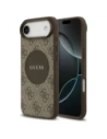 Etui Guess 4G Circle Classic Logo MagSafe do Apple iPhone Air brązowy