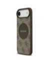 Etui Guess 4G Circle Classic Logo MagSafe do Apple iPhone Air brązowy
