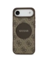Etui Guess 4G Circle Classic Logo MagSafe do Apple iPhone Air brązowy