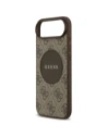 Etui Guess 4G Circle Classic Logo MagSafe do Apple iPhone Air brązowy