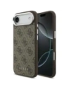Etui Guess 4G Classic Logo MagSafe do Apple iPhone Air brązowy