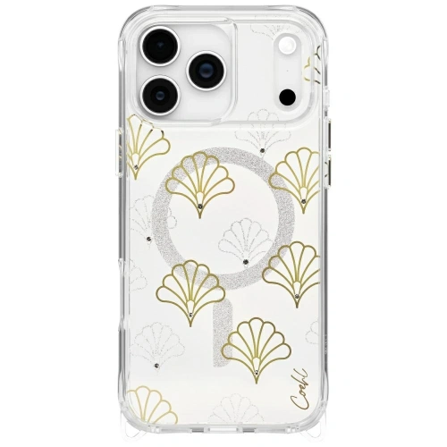 Etui UNIQ Coehl Maree do Apple iPhone 17 Pro Max Magnetic Charging srebrny