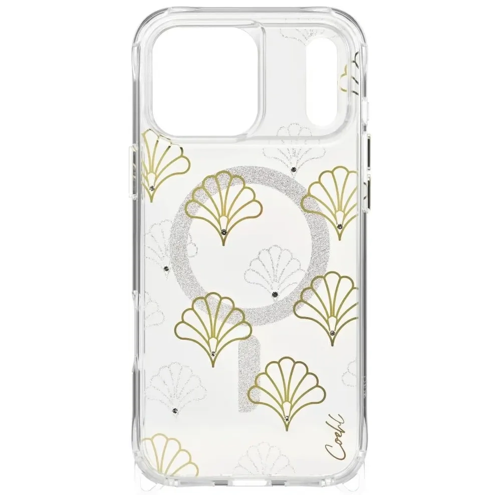 Etui UNIQ Coehl Maree do Apple iPhone 17 Pro Max Magnetic Charging srebrny