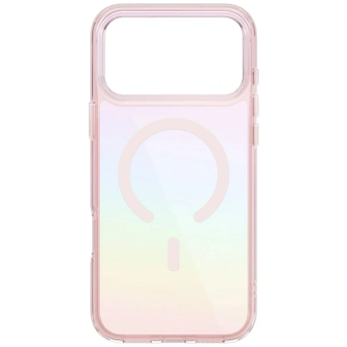 Etui UNIQ Iridescia do Apple iPhone 17 Pro Max Magclick Charging pink prism