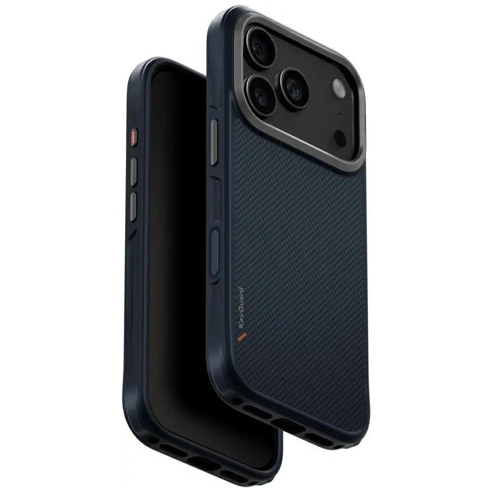 Etui UNIQ Keva do Apple iPhone 17 Pro Magclick Charging niebieski