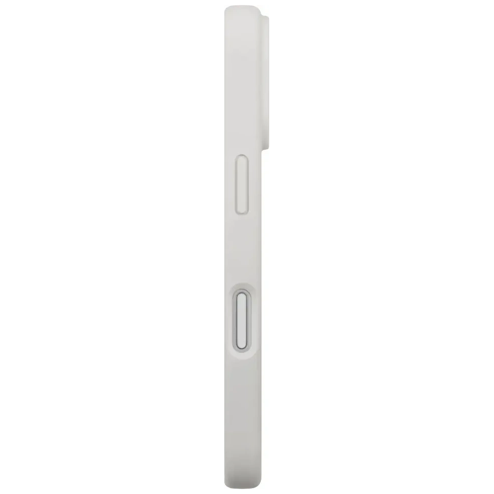 Etui UNIQ Lino do Apple iPhone 17 Magclick Charging jasno szary