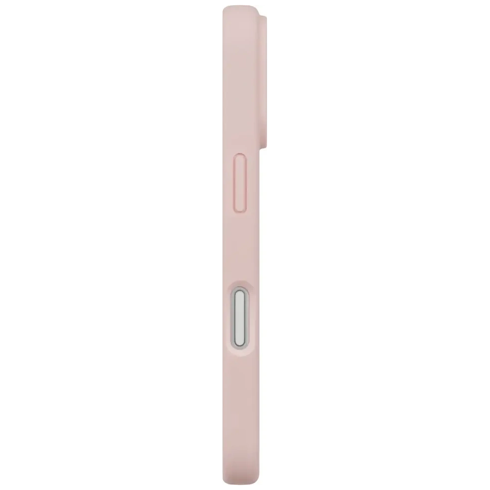 Etui UNIQ Lino do Apple iPhone 17 Magclick Charging różowy