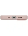 Etui UNIQ Lino do Apple iPhone 17 Magclick Charging różowy