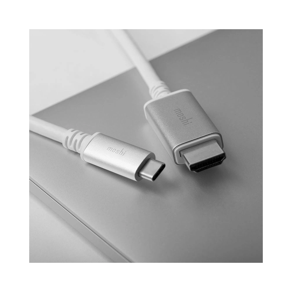 Hurtownia GSM - Kabel Moshi USB-C na HDMI, 4K / 60 Hz (Bílá) - MOSH013WHT - {ean13} - Hurt