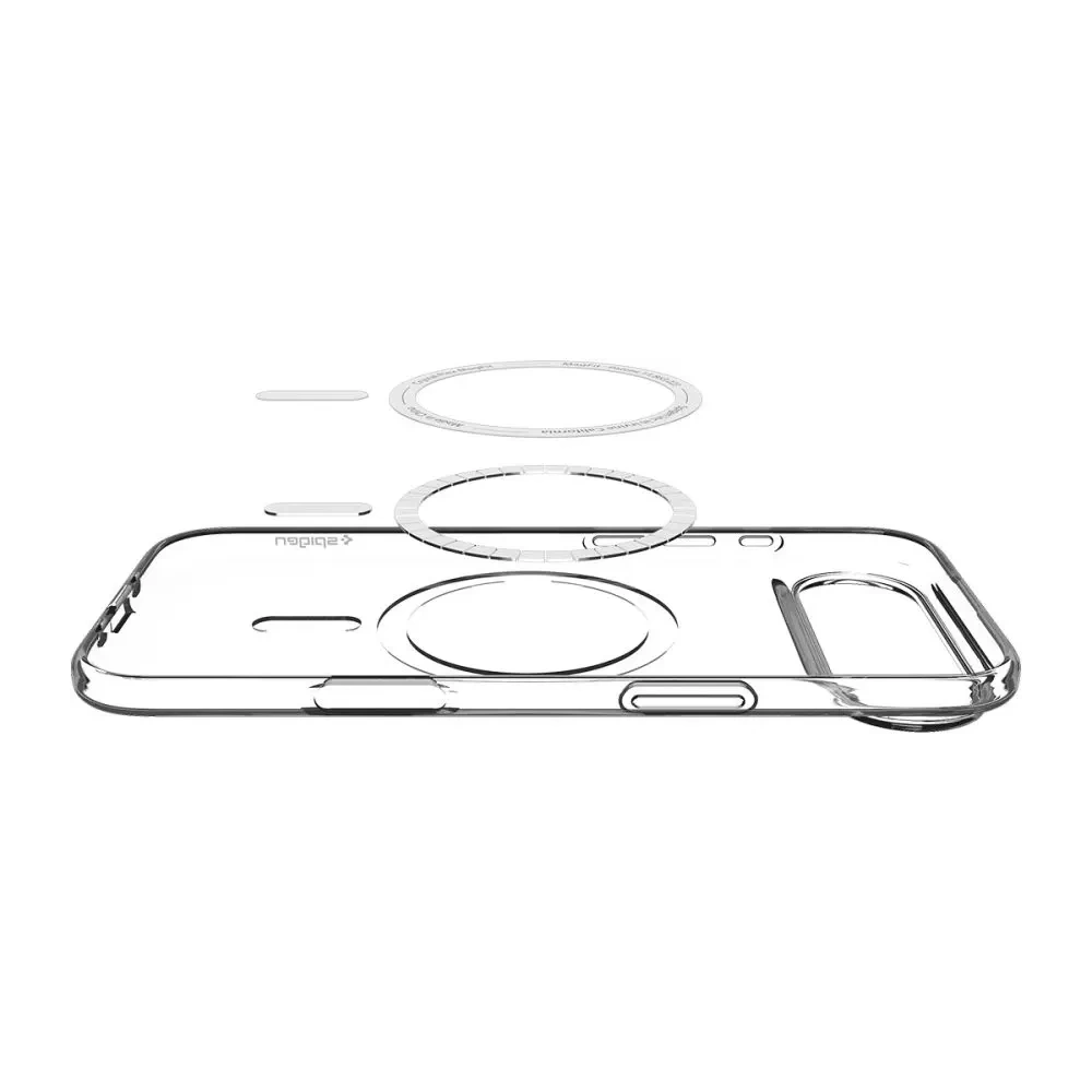 Etui Spigen Liquid Crystal Mag MagSafe do Apple iPhone Air Clear/white
