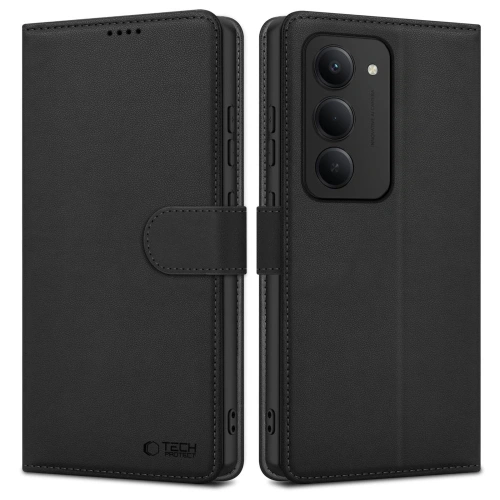 Etui z klapką Tech-Protect Wallet do Xiaomi Redmi 15 4G / 5G Black