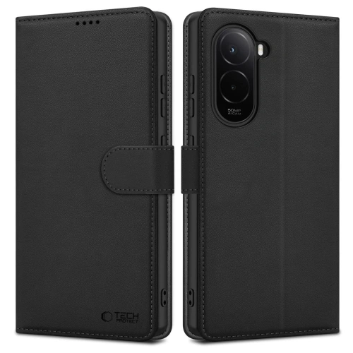 Etui z klapką Tech-Protect Wallet do Xiaomi Poco M7 Black