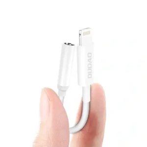 Adapter audio DUDAO L16i przejściówka Lightning / mini jack 3.5mm biały