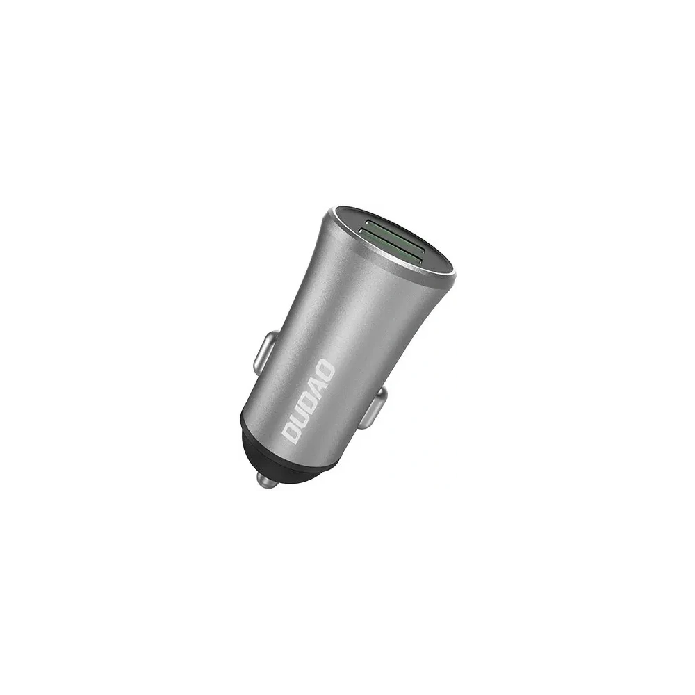 Ładowarka samochodowa DUDAO R6S 3.4A 2xUSB-A srebrny
