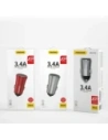 Ładowarka samochodowa DUDAO R6S 3.4A 2xUSB-A srebrny