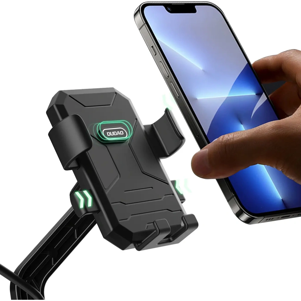 Uchwyt rowerowy / motocyklowy do telefonu DUDAO F7C+ czarny