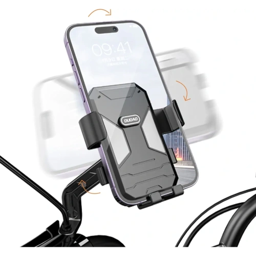 Uchwyt rowerowy / motocyklowy do telefonu DUDAO F7C+ czarny
