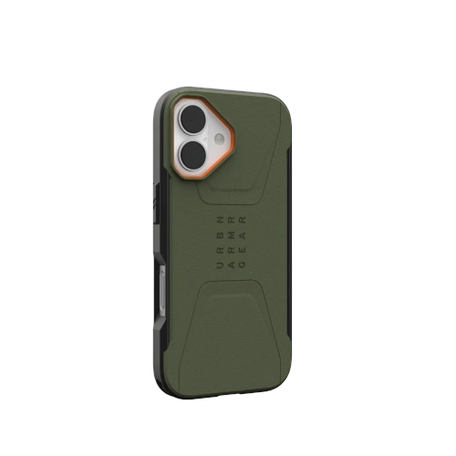 Etui UAG Urban Armor Gear Civilian MagSafe do Apple iPhone 17 (olive/orange)