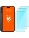 Szkło ochronne 2.5D Bizon Smart Glass do Apple iPhone 15 / 16 [3 PACK]