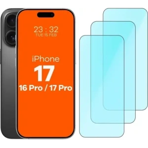 Szkło ochronne 2.5D Bizon Smart Glass do Apple iPhone 17 / 17 Pro / 16 Pro [3 PACK]