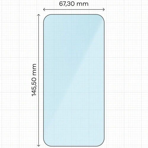 Szkło ochronne 2.5D Bizon Smart Glass do Apple iPhone 17 / 17 Pro / 16 Pro [3 PACK]