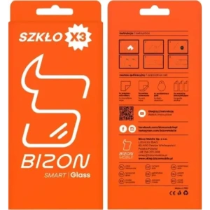 Szkło ochronne 2.5D Bizon Smart Glass do Apple iPhone 17 / 17 Pro / 16 Pro [3 PACK]