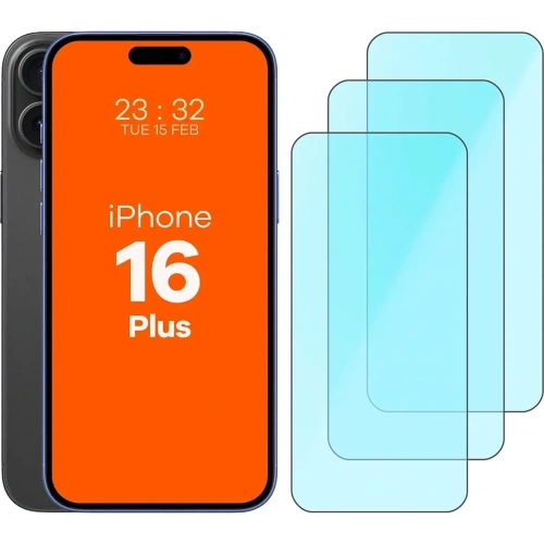 Szkło ochronne 2.5D Bizon Smart Glass do Apple iPhone 16 Plus [3 PACK]