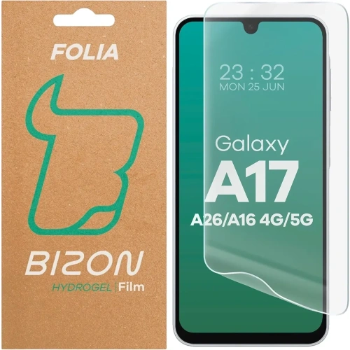 Folia hydrożelowa na ekran Bizon Glass Hydrogel Front do Samsung Galaxy A16 4G / 5G / A17 5G / A26 5G