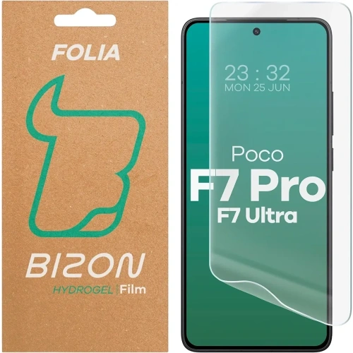 Folia hydrożelowa na ekran Bizon Glass Hydrogel Front do Xiaomi POCO F7 Pro / F7 Ultra